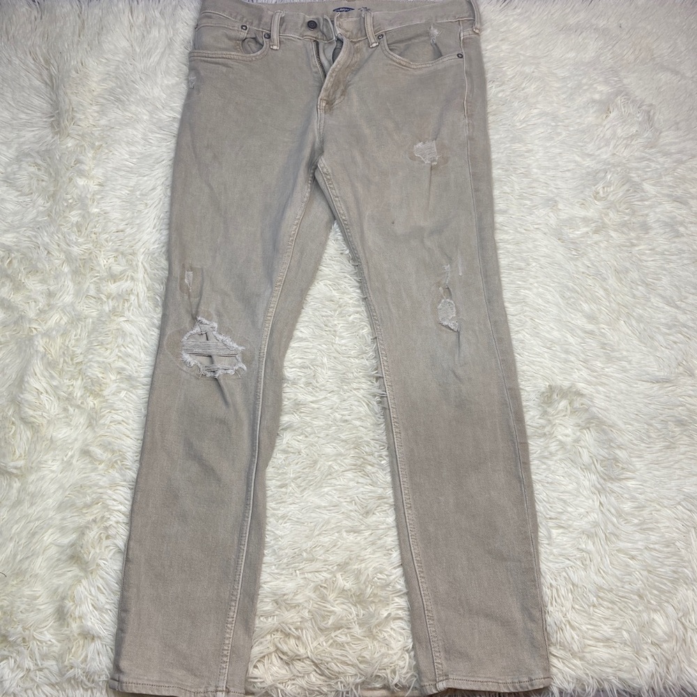 old navy distressed jeans 32x32
